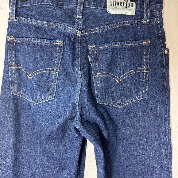 Levi’s SilverTab ’94 Baggy Jeans Women’s Size 27 Dark Wash Straight Leg Vintage - Picture 6 of 14